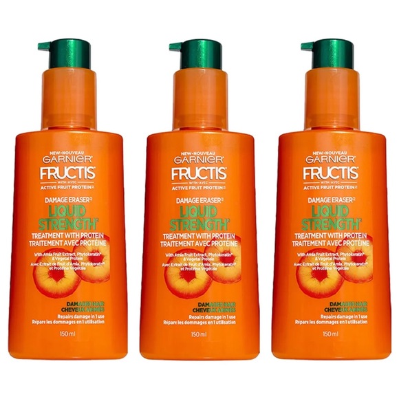 Garnier Fructis Damage Eraser Liquid Strength Treatment for Damaged Hair (3) 5oz - Picture 1 of 1